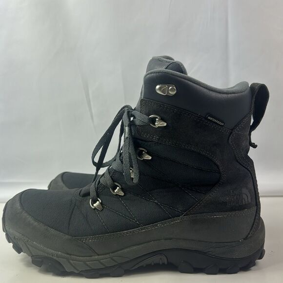 The North Face Chilkat Nylon Triple Black Waterproof Winter Men’s Boots - Picture 8 of 16